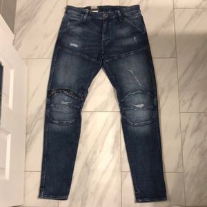 Men’s G-Star Raw 5620 Knee Zip Skinny Jeans